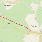 Valchovský kameňák-2013_mapa