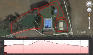 děti 9-10 let okruh 670 m